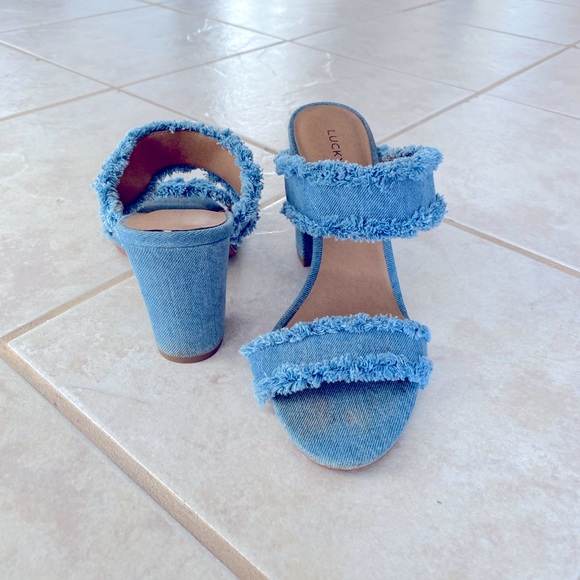 Lucky Brand Jean Heels - Picture 3 of 5